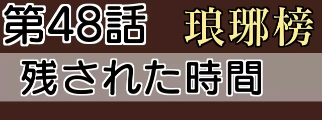 琅琊榜48話 残された時間