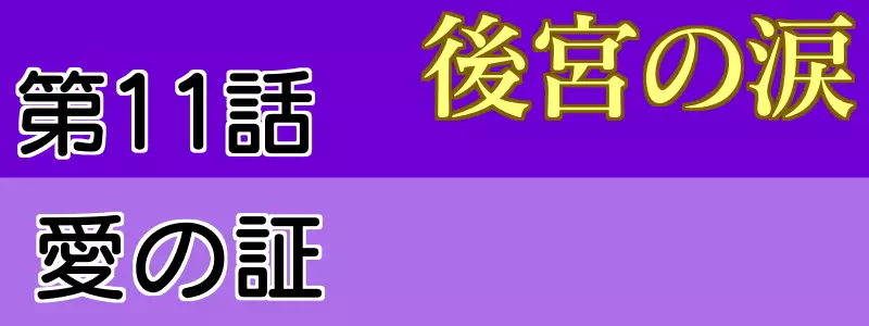 後宮の涙 11話