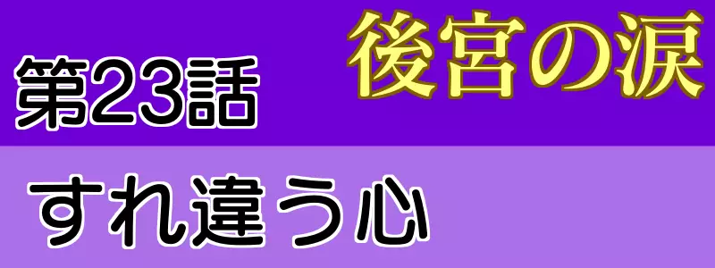 後宮の涙 23話