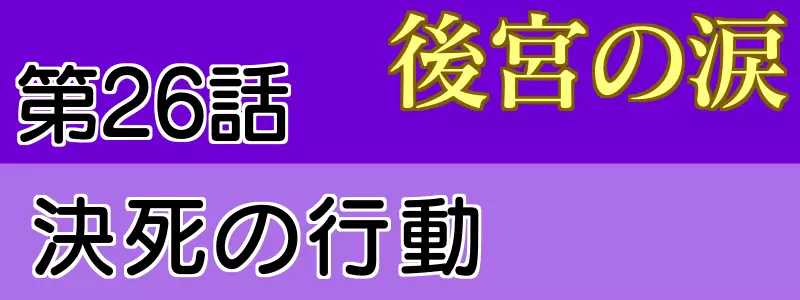 後宮の涙 26話